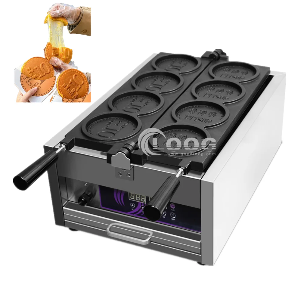 

Street Food Equipment Factory Wholesale High Quality Commercial Electrical Appliances Cheese Coin Bread Machine