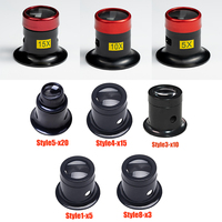 ​5X/10X/15X/20X Magnifying Glass Loupe Watch Repairing Maintenance Tool for Watchmakers Watch Loupe plastic Watch Repair Tool