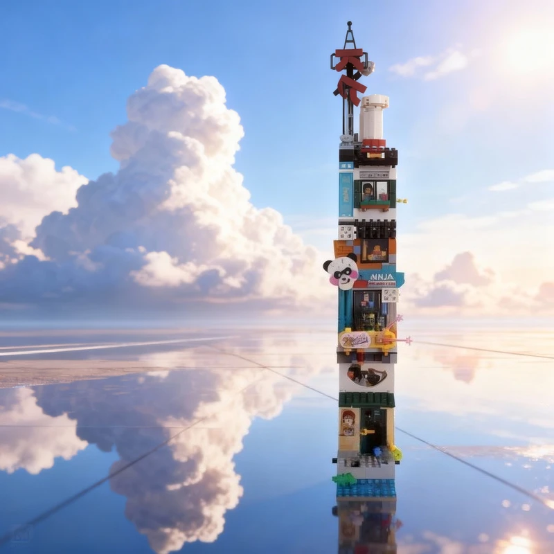 

1279pcs MOC Ninjia City Block Model Building Blocks Construction Toys Christmas Gifts Assemble DIY Education Creative Idea