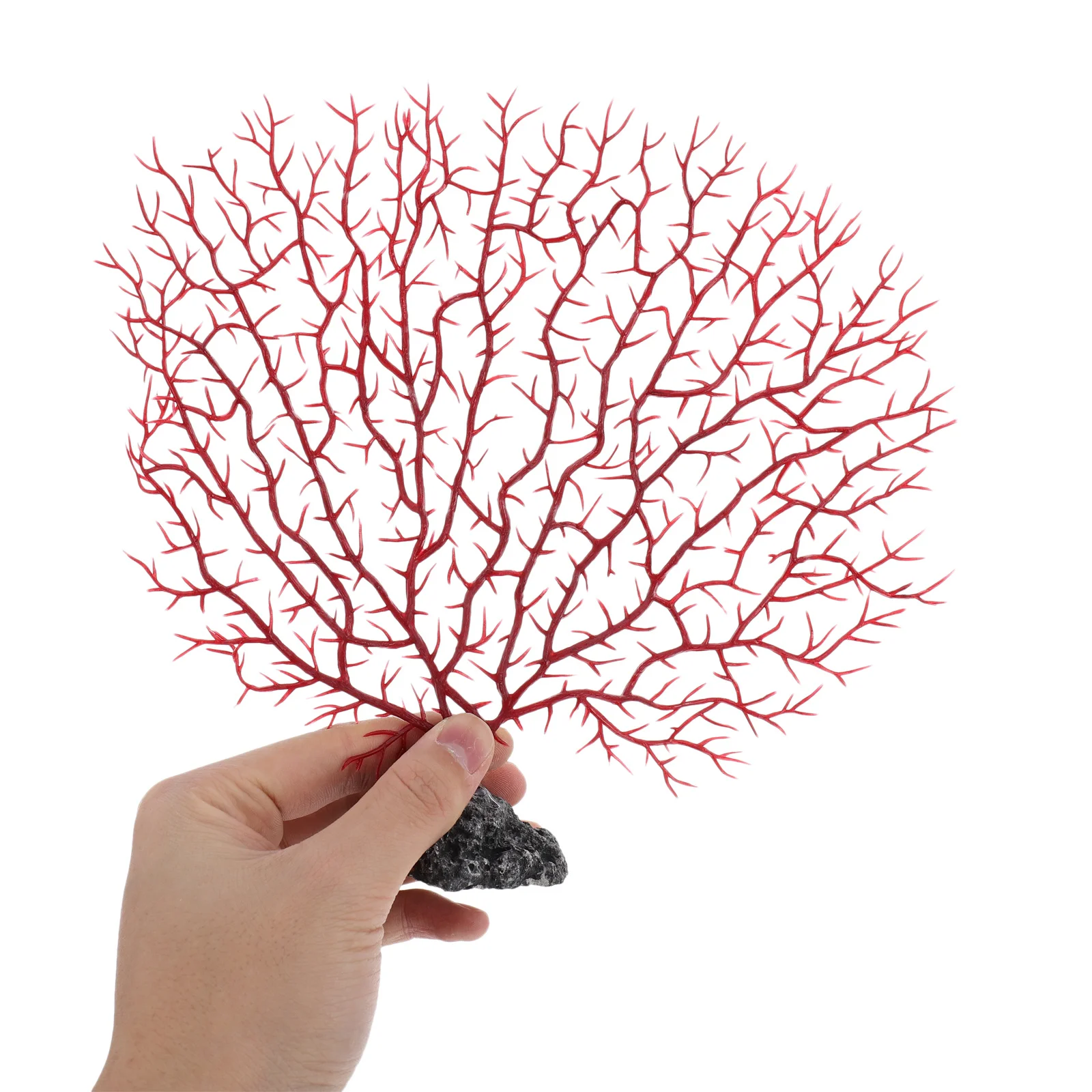 

2pcs Simulation Coral Branches Plastic Artificial Aquarium Plants Decor For Fish Tank Landscape Vivid Aquatic Plant