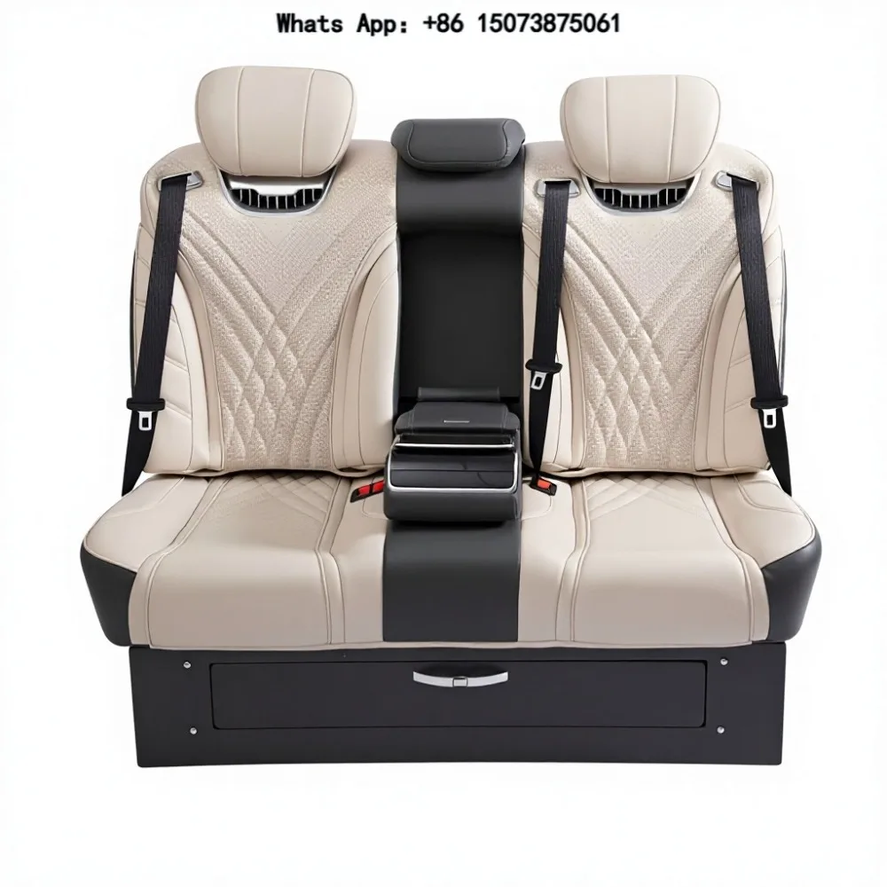 Customizable Multi-functional Aero Leather Luxury Car Seats with Touchscreen-Controlled Drawers and Sofa Beds Waterproof