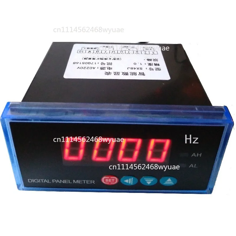 SX48 0-10V Tachometer Digital Display Meter Frequency Converter Frequency Meter Ampere Meter 4-20mA,DP3 Rpm Transmitting