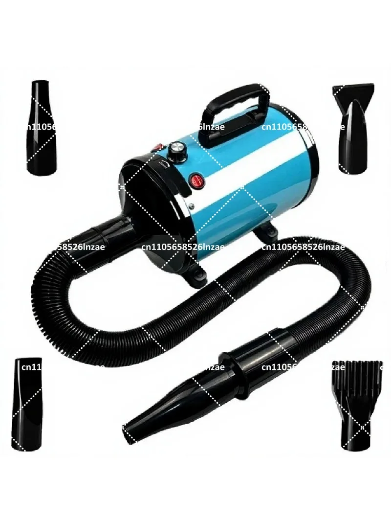 Pet Hair Dryer 2800W Fast Drying Stepless Speed Regulation Constant Temperature Dog Grooming Blower for Home Use
