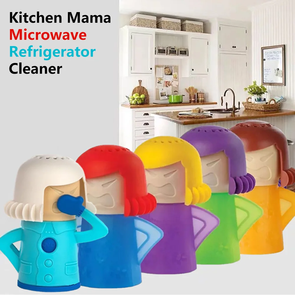 Kitchen Microwave Cleaner Cool Chilly Fridge Cleaner Freezer Odor Remover Freshener Oven Steam Cleaner Refrigerator Cleaning