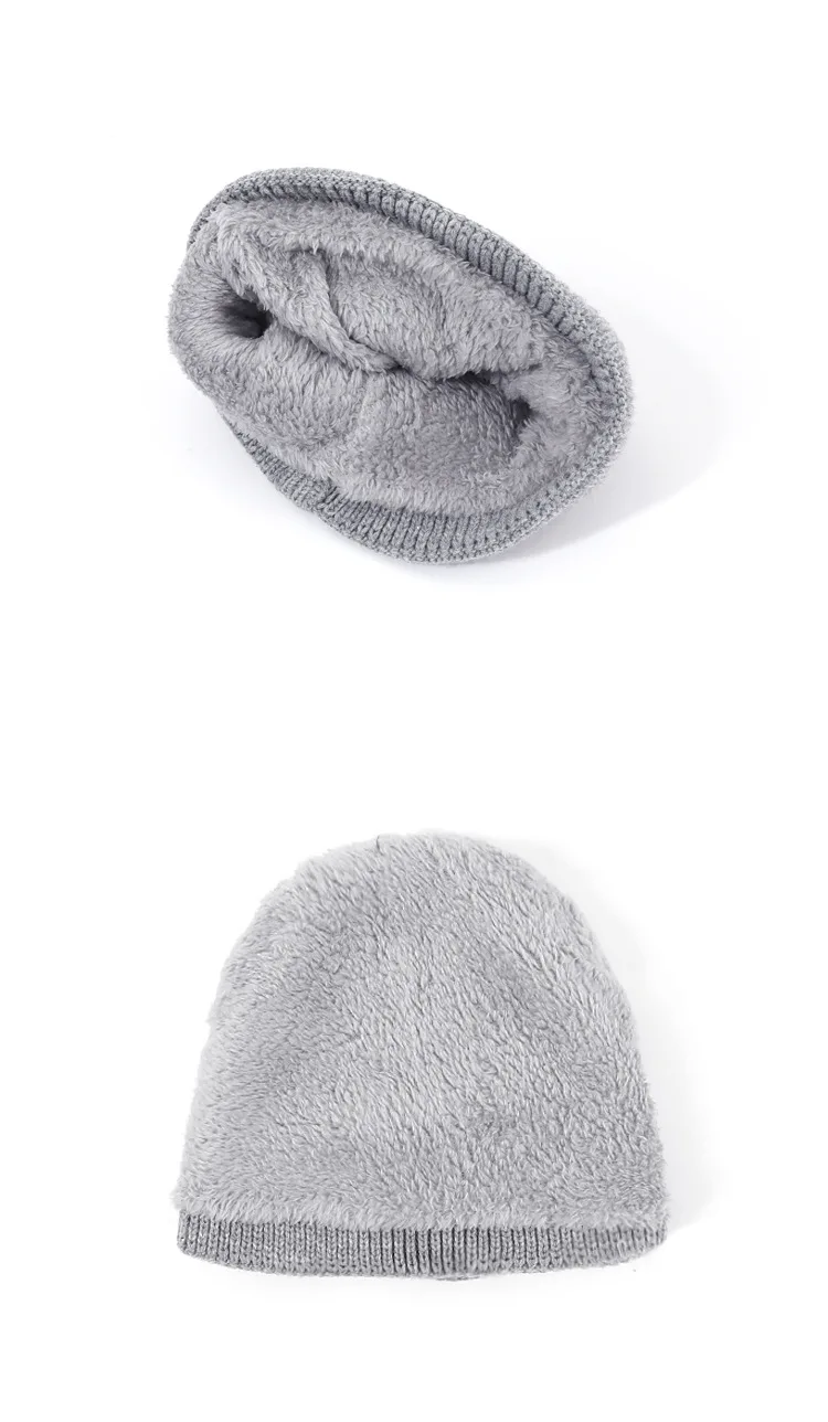 Panama Caps Strickmütze aus Wolle für Herren und Damen, Studenten-Kältemütze, Pilotenbrille, Plüschmütze, modische Outdoor-Wärmemütze H148 – Detail 3