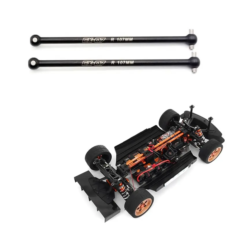 2Pcs Metal Rear Drive Shaft Dogbone 8539 For ZD Racing EX-07 EX07 1/7 RC Car Upgrade Parts Spare Accessories-AEF7 view 3