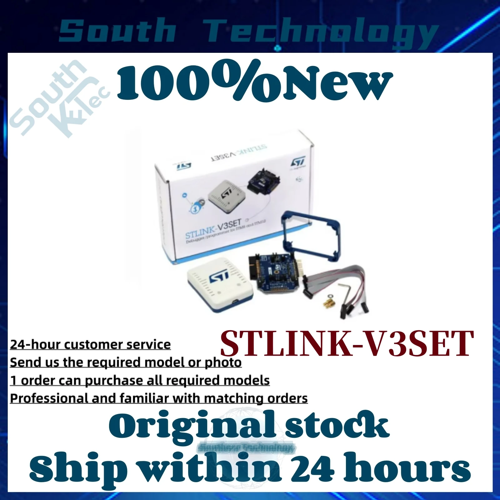 1pcs/Lot New original STLINK-V3SET Processor Based STM8S STM32 Programmer 5V USB 2.0 JTAG DFU authentic not clone ST LINK V3