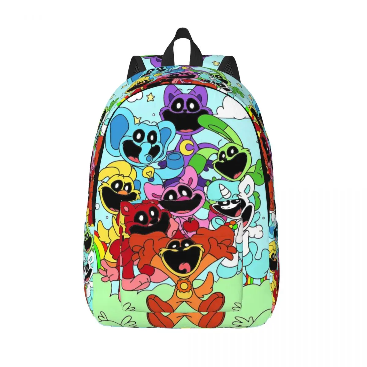 Cartoon CATNAP DOGDay Classical Backpack Outdoor High School Smiling Cats  Daypack for Men Women Laptop Computer Canvas Bags