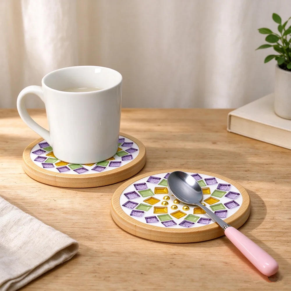DIY Mosaic Coaster for Coffee Cup Tea Cup Mug Unique Gift for Women Teenager Girlfriend Mom