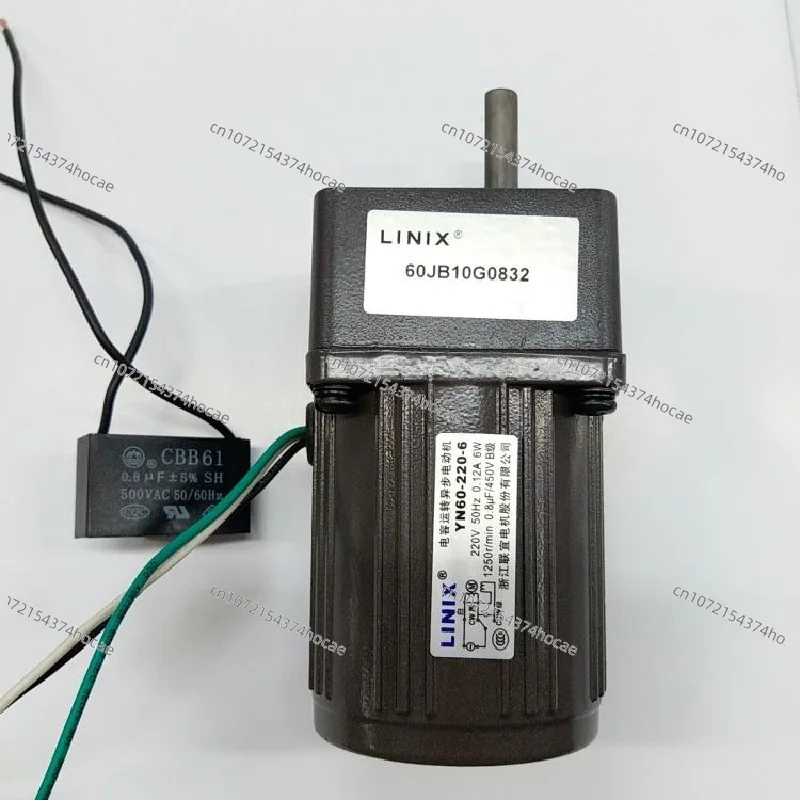

6W Fixed Speed/variable Speed Motor 60JB100G AC YN60-220-6 Capacitor Operated Asynchronous Motor