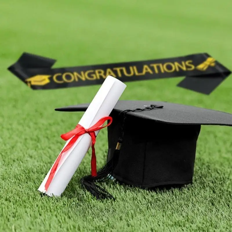 Mũ tốt nghiệp Khăn đeo tốt nghiệp 2025 Đặt mũ tốt nghiệp và cột tốt nghiệp