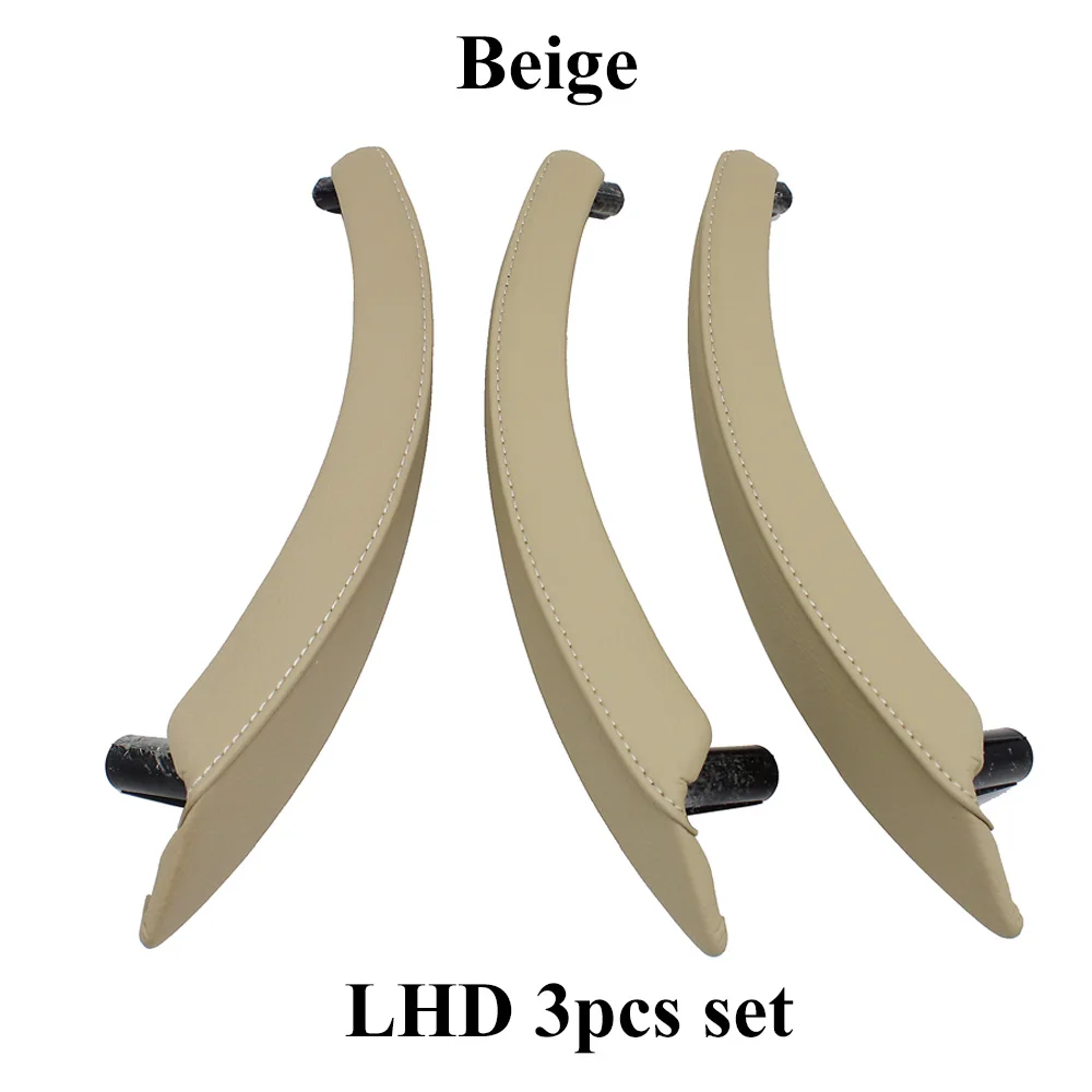 Links Rechts Innen Beifahrertür Zuggriff Leder Äußere Abdeckung Ersatz Für BMW X5 X6 E70 E71 E72 2007-2013 – Detail 7