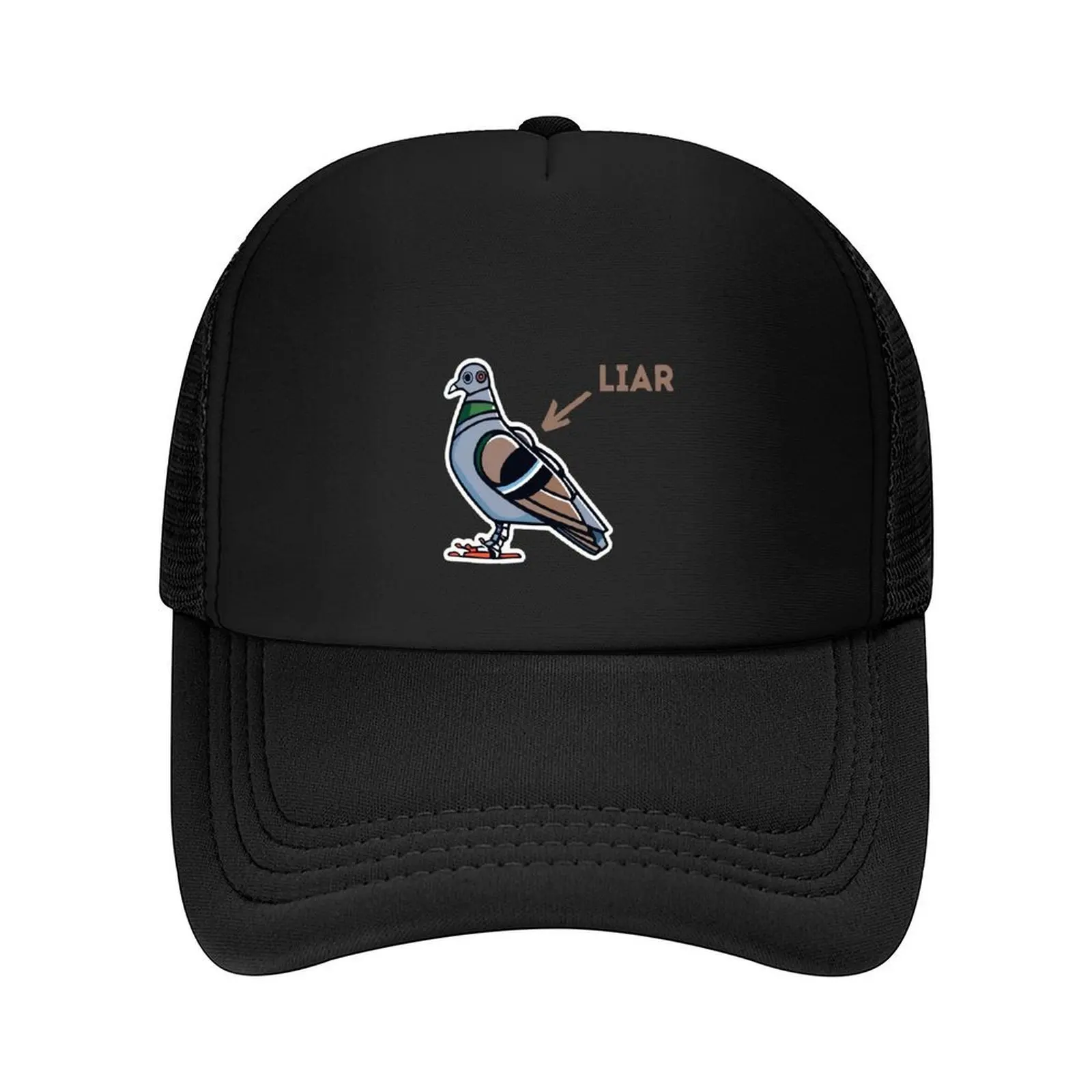

pigeons are liars Baseball Cap Golf Wear Snap Back Hat luxury caps Hip Hop For Women 2025 Men's