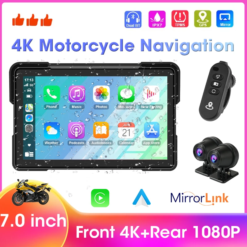 7 Inch Carplay Moto…