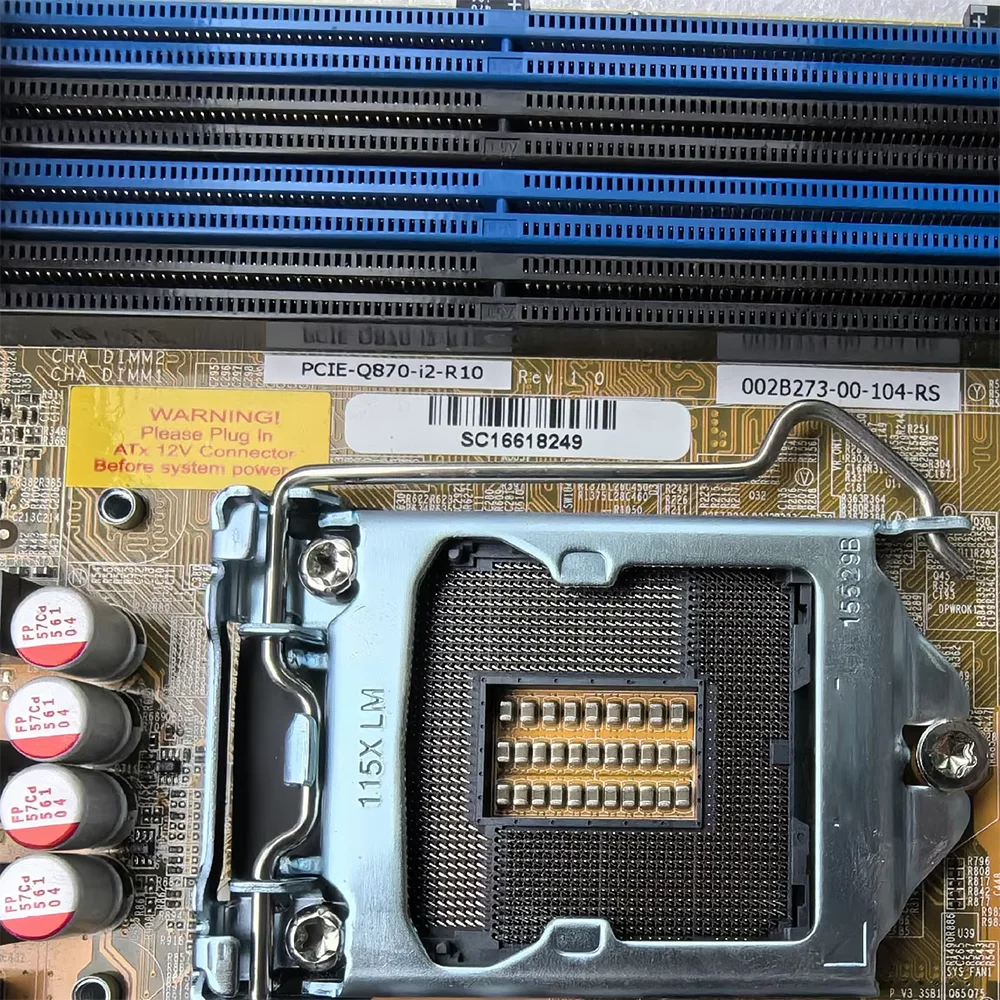 Originale per scheda madre del Computer di controllo industriale a doppia porta IEI PCIE-Q870-i2-R10 REV: 1.0