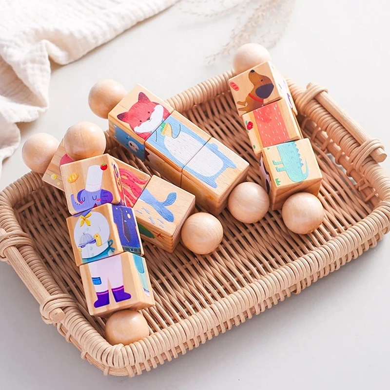 1 قطعة لعبة مونتيسوري الخشبية اليد جرس لعبة طفل المحمول الموسيقية دمية شخشيخة عربة أطفال ألعاب تعليمية كلاسيكية هدايا الاطفال