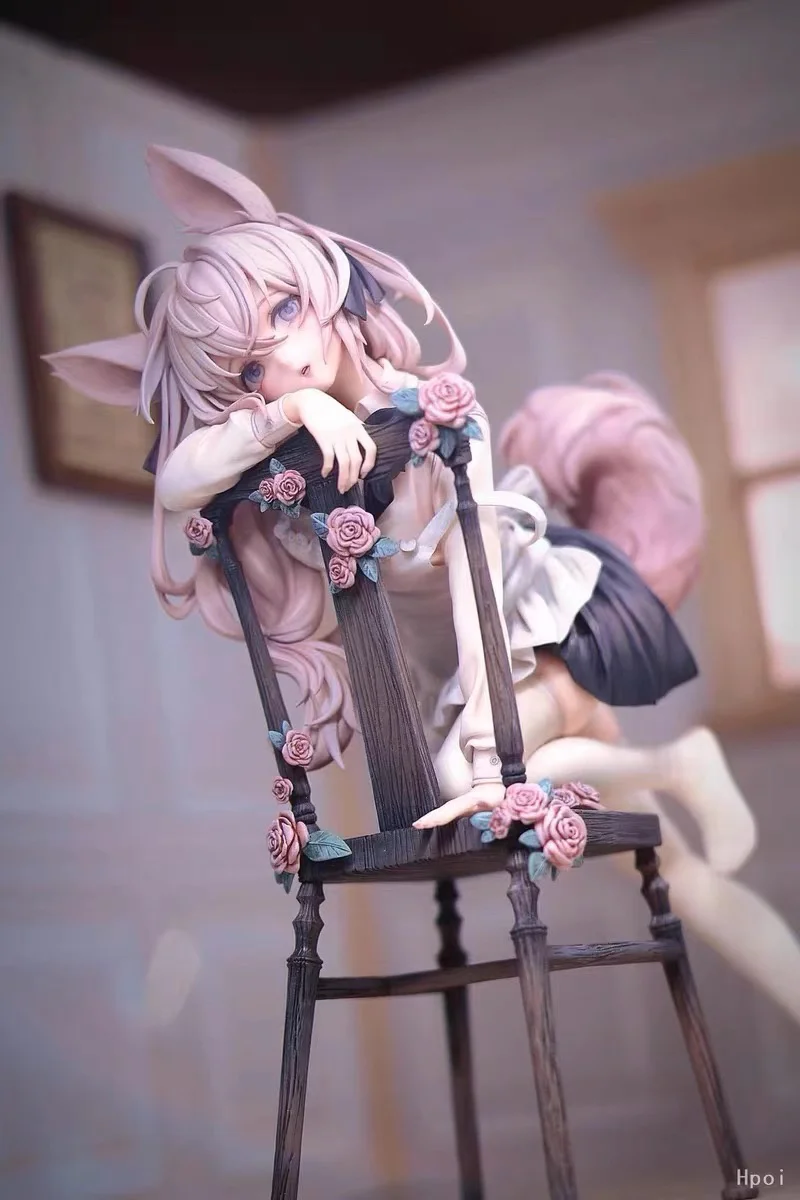 

Rabbit Flovah Finished Collectible Figure Beautiful Girl Statue Model Decoration Gift For Boyfriend Or Girlfriend