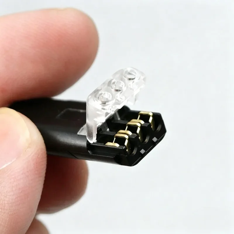 1-40PCS LED Welding Free Stripping Free Wiring Terminal D1 D2 D3 Plug-in Type Quick Connector for Mutual Insertion DIY Projects