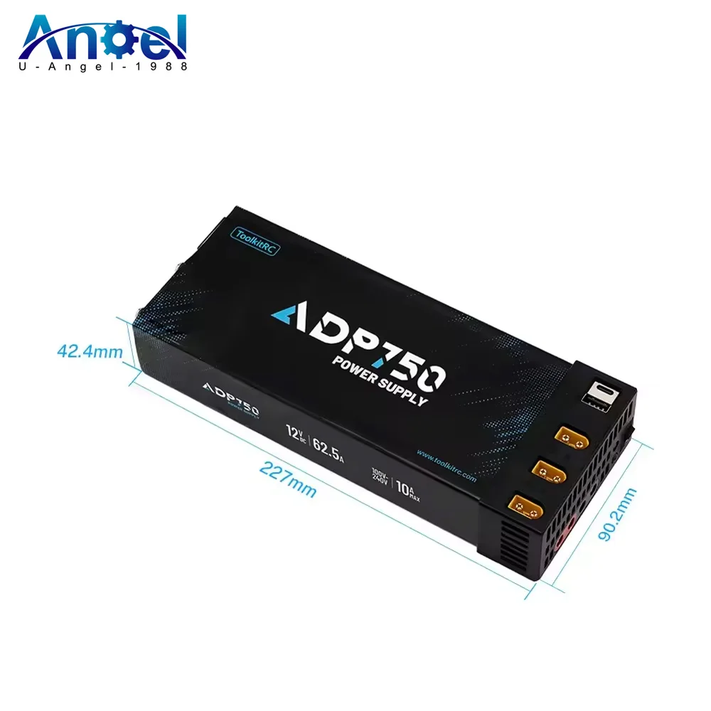 

ToolkitRC ADP750 750W XT90 XT60 output 12V 30A AC input 100V-240V Power Supply Adapter for ToolkitRC Battery Charger