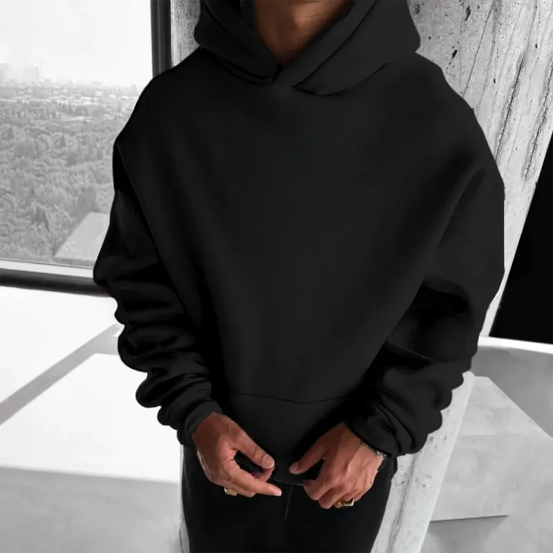 2025 حار بيع الرجعية الخريف والشتاء للجنسين الشيطان الملاك طباعة لينة ومريحة هوديي في الهواء الطلق نمط الشارع هوديي #4