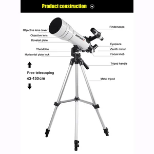 BORWOLF-HIGH DEFINITION PROFESSIONAL ASTRONOMIC TELESCOPE, 333X to see the moon and stars, monocular for bird observation, 40070 8 Main Telescope Sales - №1