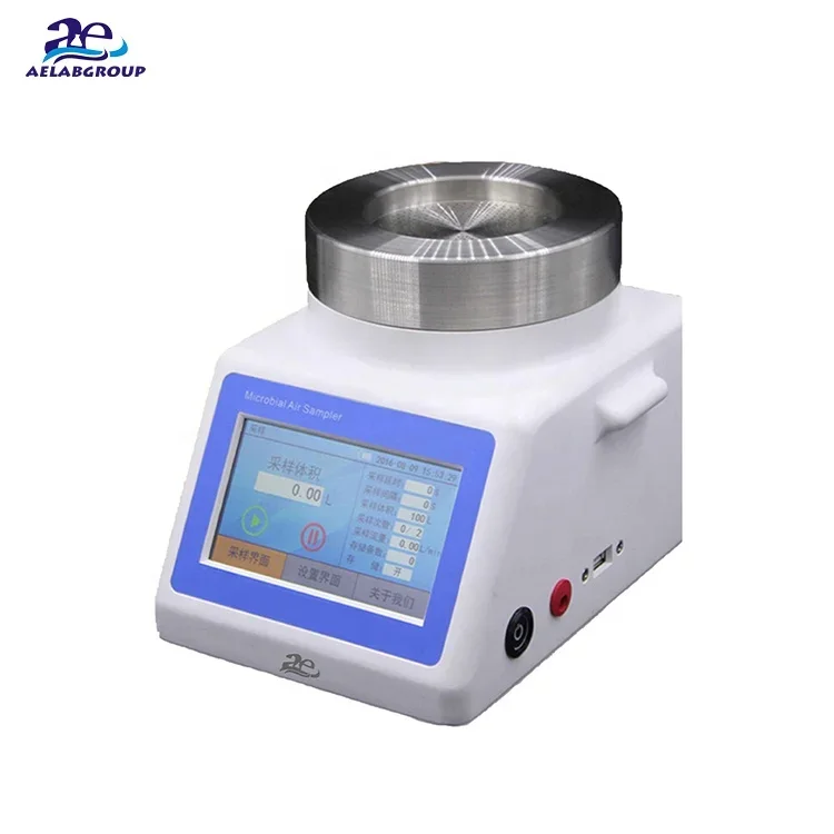 

AELAB Portable Biological High / Low Volume Microbiology Floating Dust Air Sampler Impinger Air Sampler For Microbiology