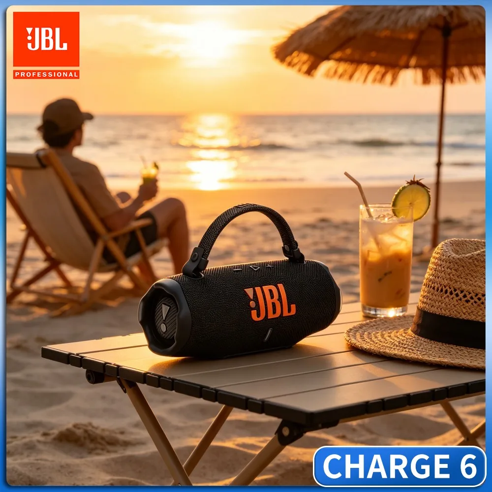 Hut Stream Dynamic Bass JBL CHARGE6 Bluetooth Speaker RGB Handsfree IP67 Waterproof Dual Driver TF Card Wireless Stereo Audio