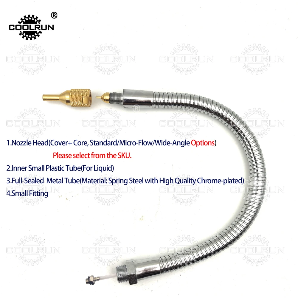 CoolRun Full-Sealed Hose For Mist Coolant Lubrication Spray