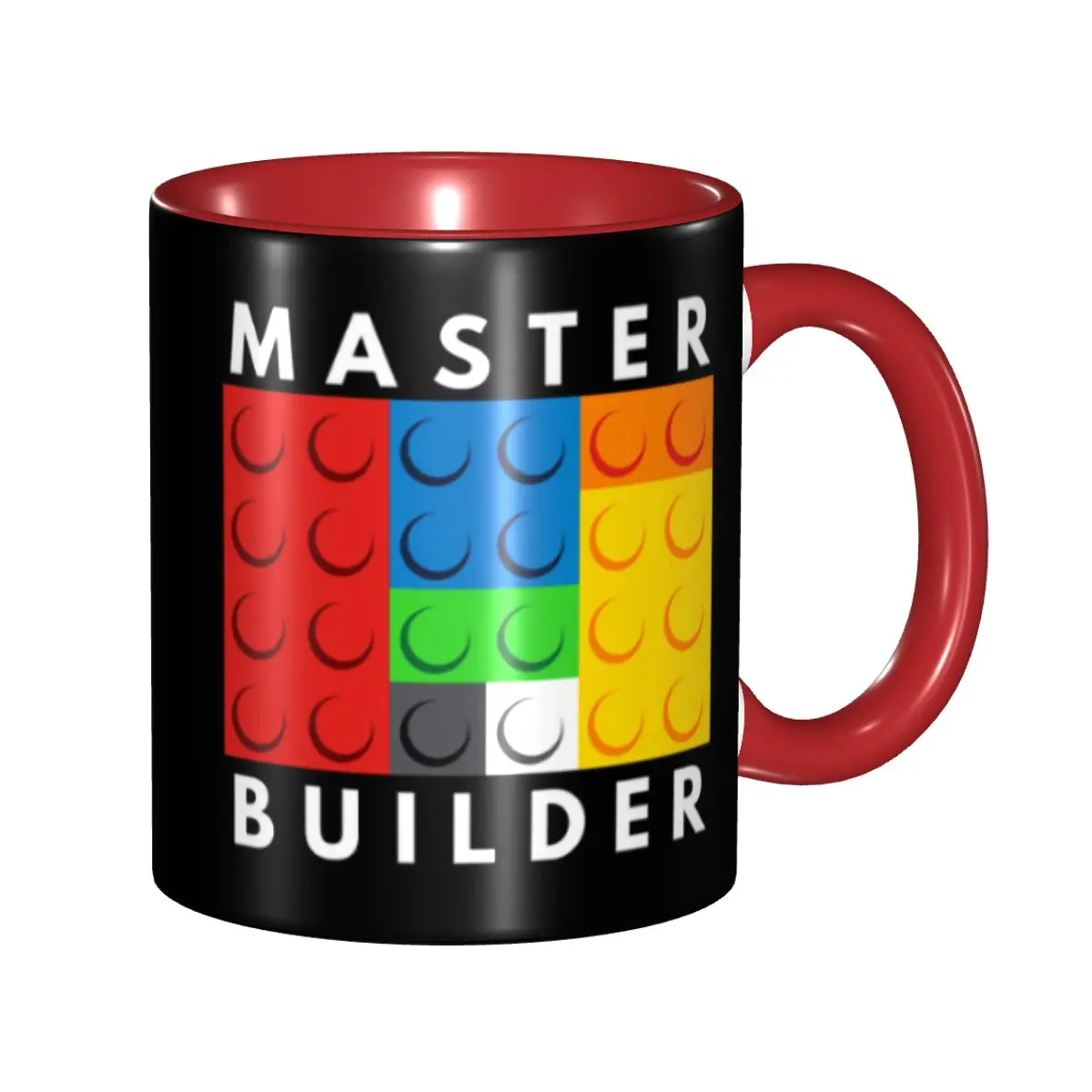 

Personalized Brick Builder Blocks Master Builder Mug DIY Ceramic Tea Milk Coffee Cups