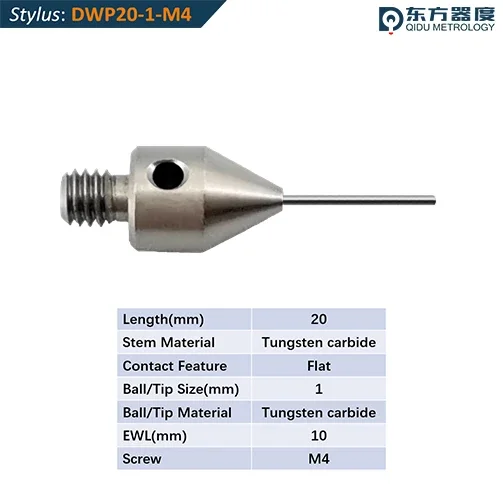 قلم مسبار cnn وcmm_20mm length-1mm rod-M4
