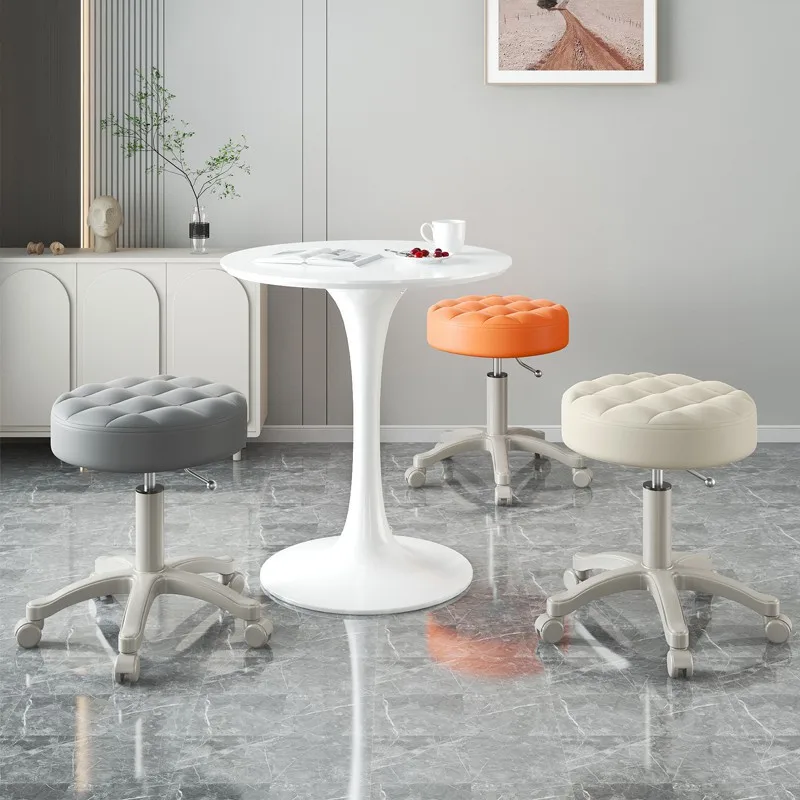 AOLIVIYA Salon Barber Chair Beauty Manicurist Nail Chair Professional Hairdressing Stool Swivel Lift Makeup Master Stylist