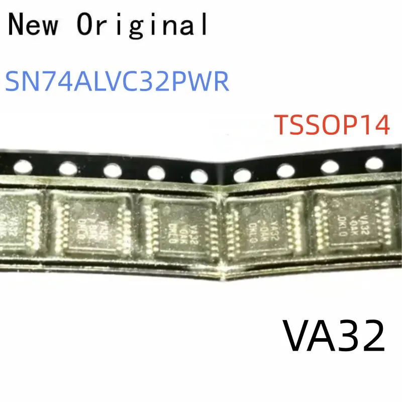 Sn74Alvc32Pwr Tssop14 New and Original Quadruple 2-Input Positive-Or Gate Marking Code Va32