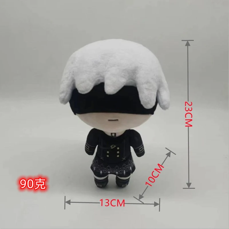 23Cm Anime Nier:automata 2B 9S peluche Fufu poupées Collection jouets en peluche pour enfants cadeau
