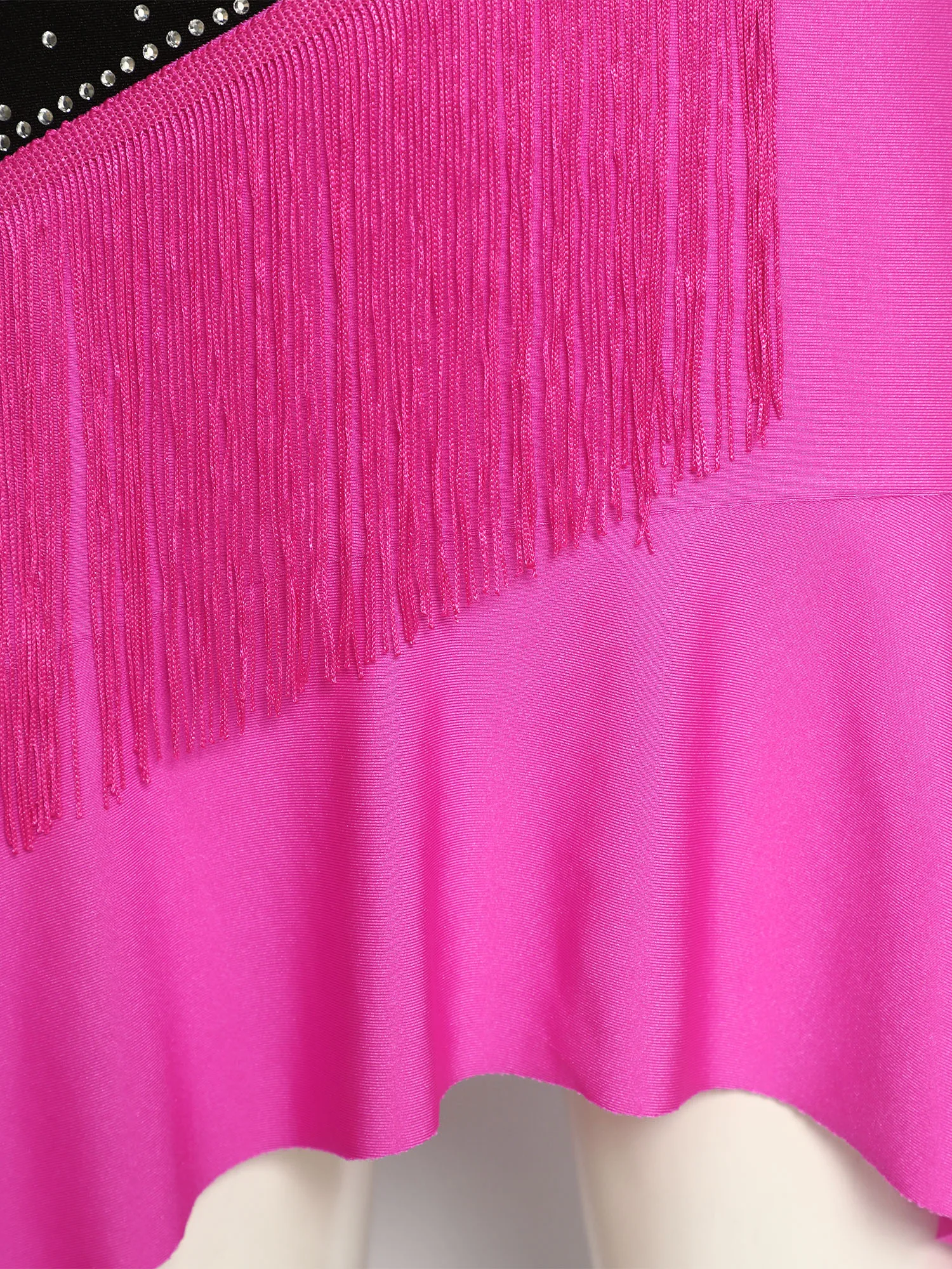 

Women Latin Tango Dance Skirts Competition Costume Rhinestones Tassel Performance Dancewear Cha-cha Rumba Salsa Tap Jazz Skirts