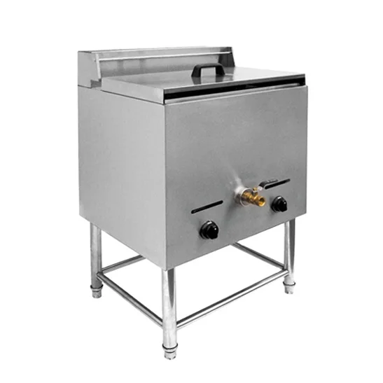 Commercial Table Top Tornado Potato Frying Machine Single Tank Gas Deep Fryer For Restaurant