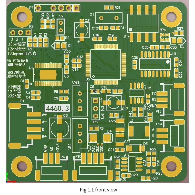 4460.5 Peristaltic Pump Stepper Motor Controller 2-phase Digital Stepper Motor Driver 18-48V DC Driver Board