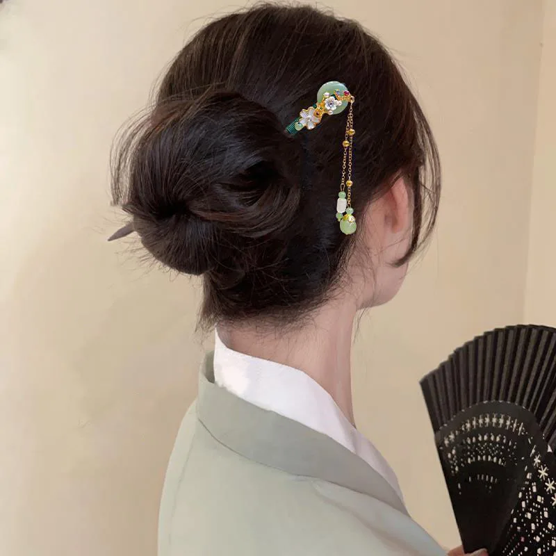 Vintage Hair Stick Pick Natural Wooden Wood Chinese Style Chopsticks Ethnic Hair Pin Women Hairpins Jewelry Accessories Tiara