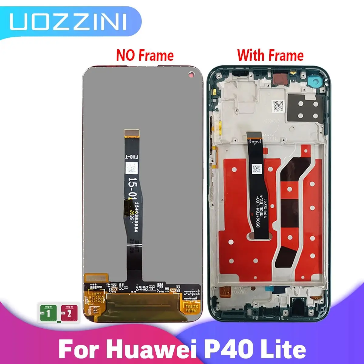 For Huawei P40 Lite JNY-LX1 LCD Display 10 Touch Screen Replacement For Nova 7i JNY-LX2, P 40 Lite Lcd Screen Nova 6 SE  Display