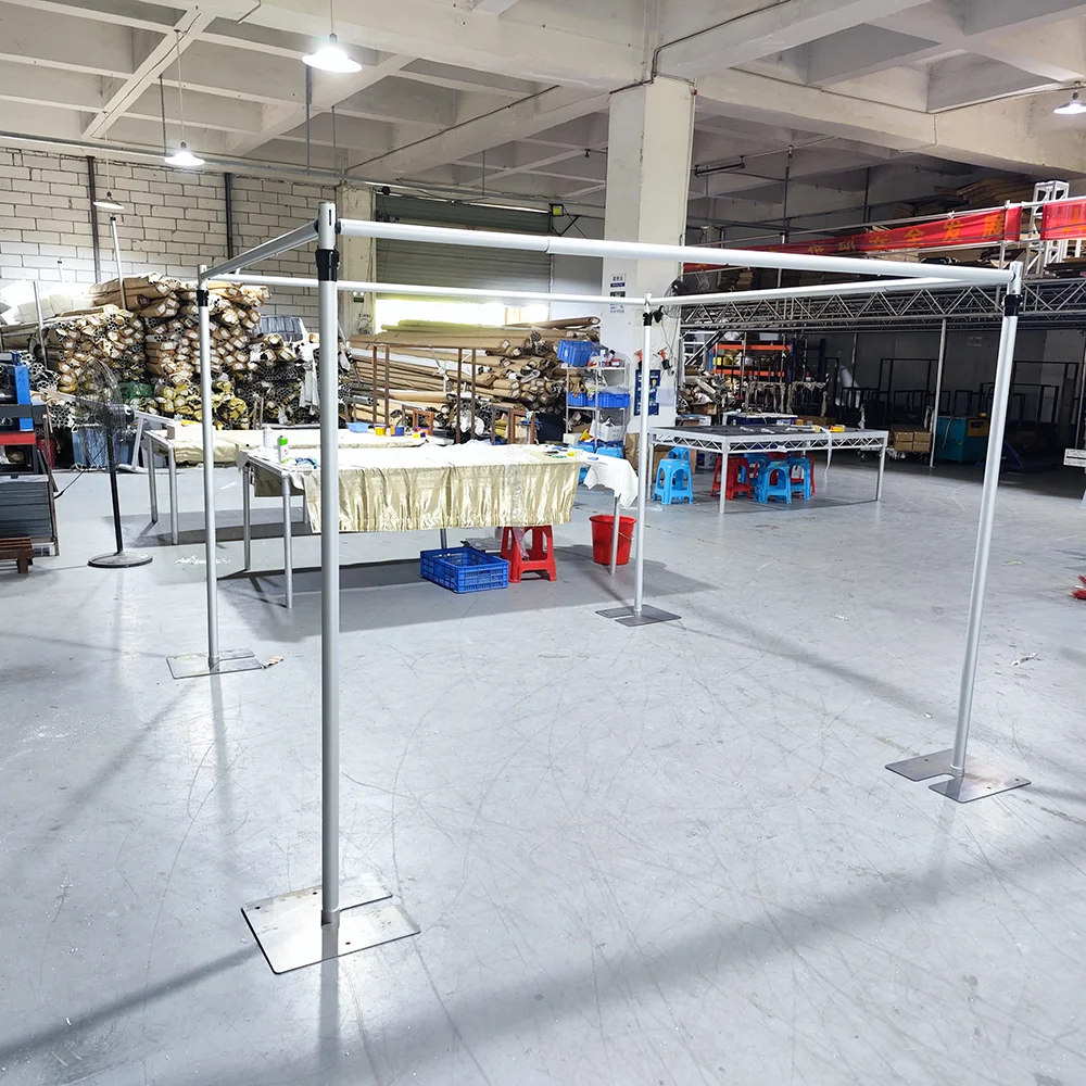 FSDKX Adjustable Events Party Aluminum Pipe and Drape Wedding Backdrop Stand Heavy Duty item