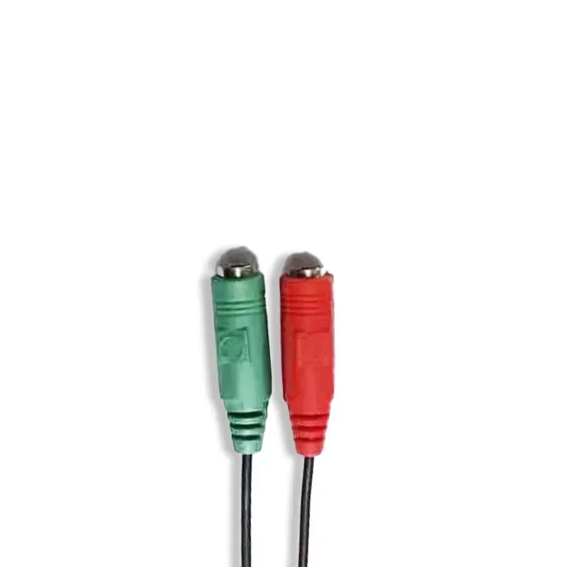 Audio 2 Female To 1 Male Y Splitter 3.5mm Jack Cable Headset Adapter For Laptop, PS4, Phone, Xbox One, Earphone, Headphone, Micr