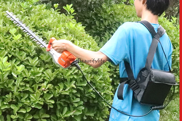 Lithium Battery Green Hedge Rechargeable Hedge Trimmer Split Tea Maker Tea Machine Landscaping Tree Trimmer