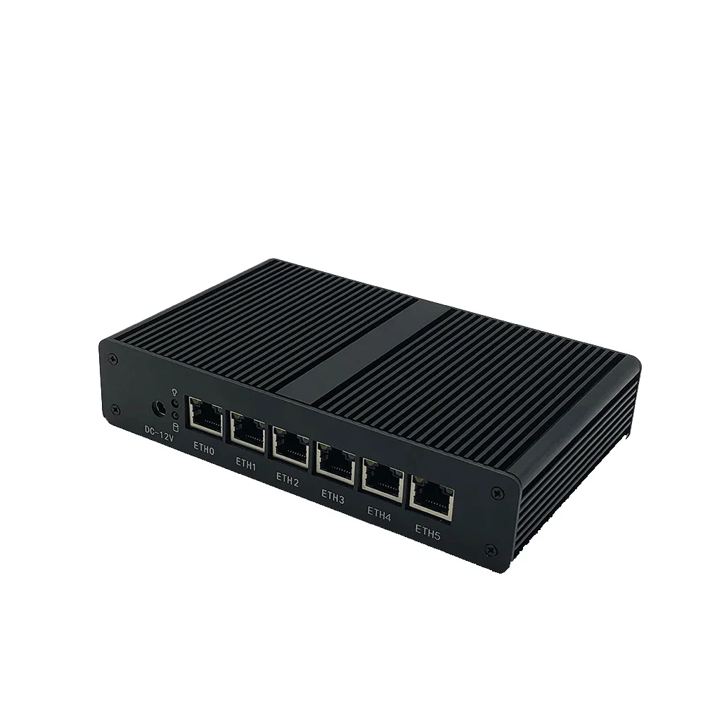 เซิร์ฟเวอร์เราเตอร์ขนาดเล็ก pfsense 4405U Pentium 2.1GHz รองรับ DDR4 SSD I211 6*1000ม. LAN Intel Linux PC HD VGA Dual Display OUTPUT