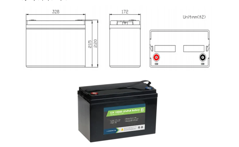 Deep Cycle Rechargeable Lithium Ion Lifepo4 Solar Battery 12v 100ah Lithium Ion Battery 12v