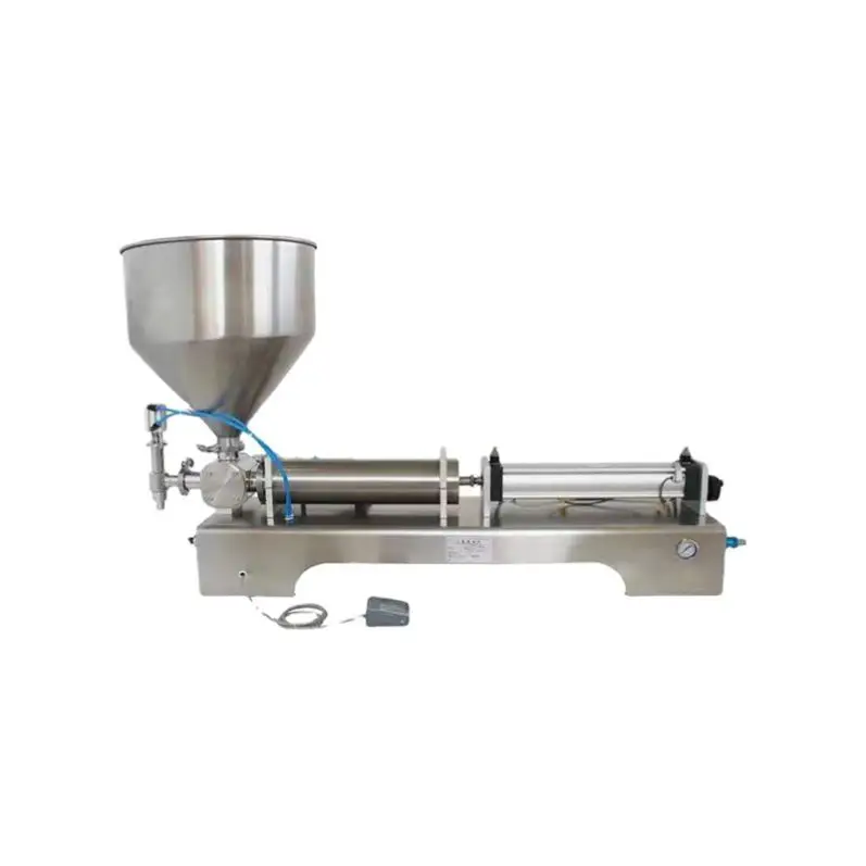 Máquina de llenado de pasta semiautomática de 10-100 ml para salsa de queso crema y kétchup para envasado de bebidas en bolsas*