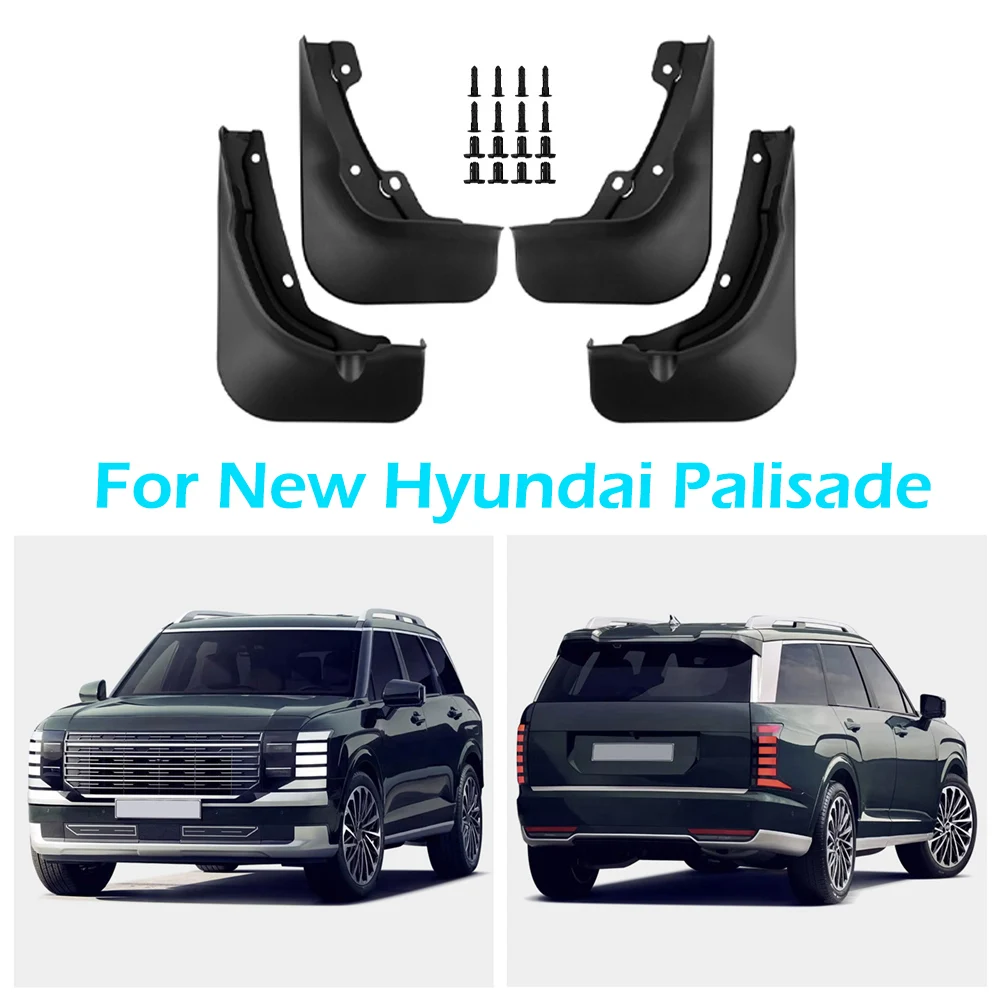 for Hyundai 2026 Palisade MudFlaps Mud Splash Guard for Palisade SE SEL Calligraphy Mudguard 4PCS Accessories