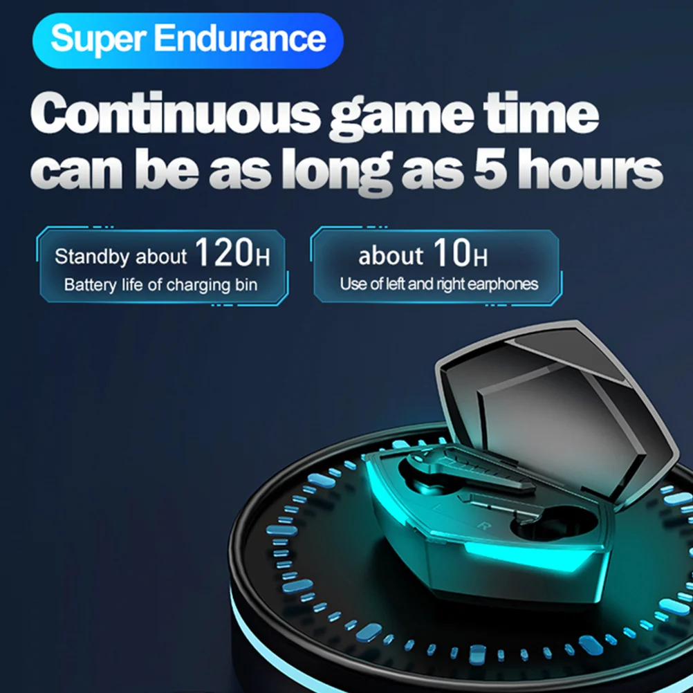 

1Set Wireless Earphone Earbuds Superb Bass Clear Audio Noise Reduction Technology Comfort Fit Long Life