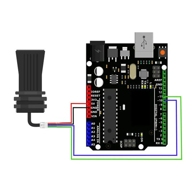 AS95-2X High Accuracy Waterproof Ultrasonic Distance Sensor Penetration Smog Dust Wider Range 7.5M For Arduino Sensor(PWM)