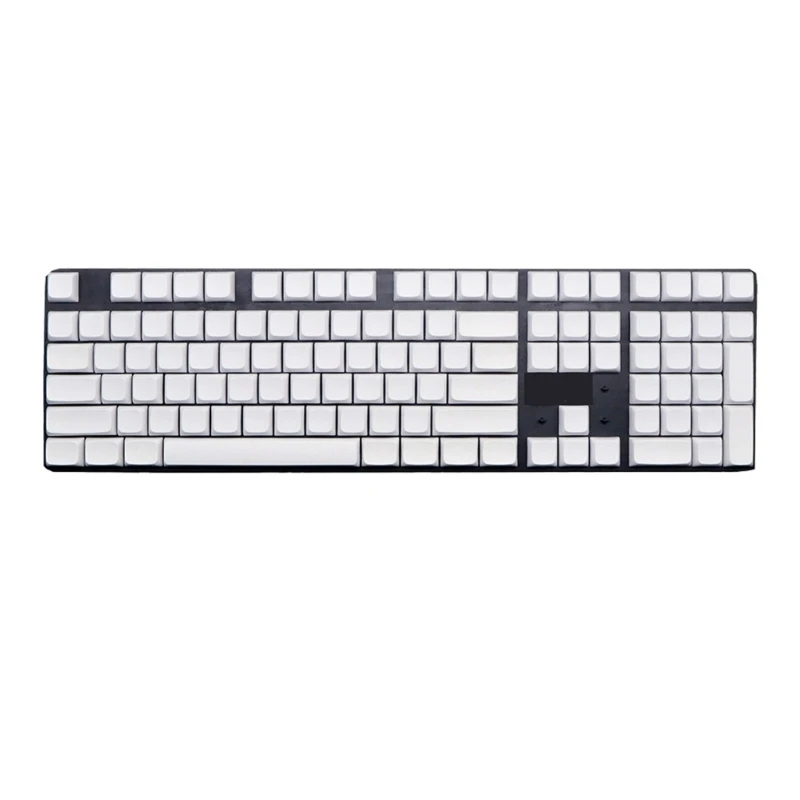 108 piezas Cherry OEM XDA perfil sin letra PBT tapa en blanco para teclado mecánico JIAN