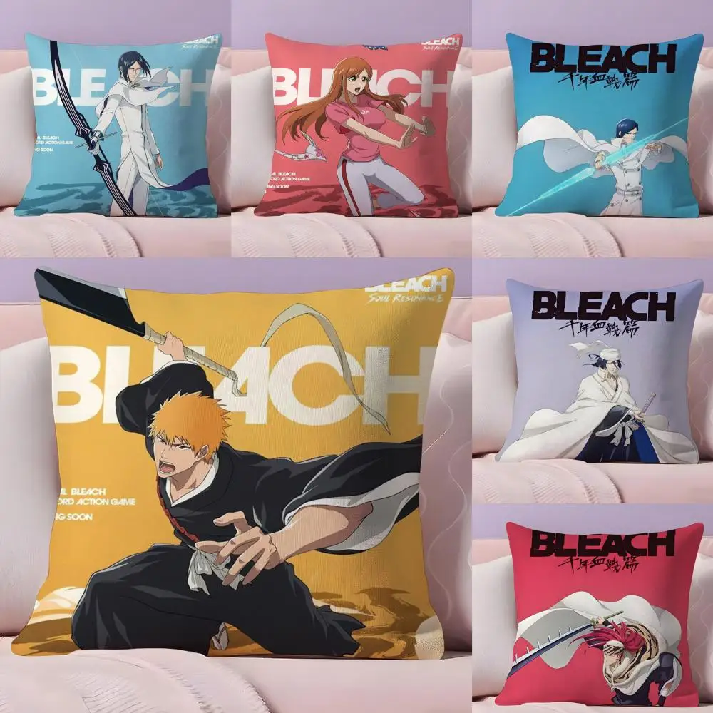 

Cushion Cover Plush Fabric Soft Double-Sided Printed Sofa Warm Winter Home Gift Pillow Cover Hot B-Bleach