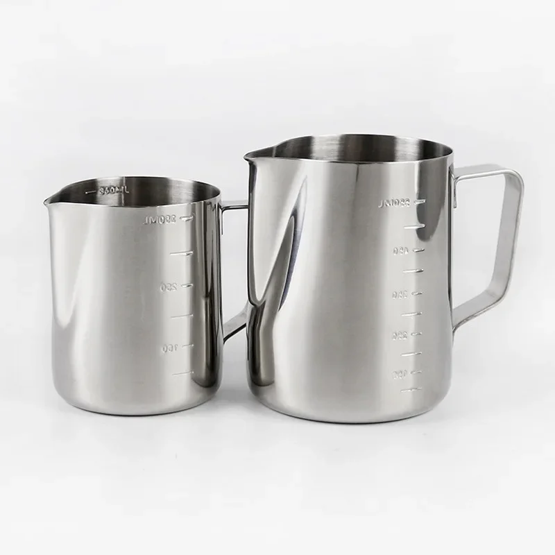 Stainless steel measuring cup with scale thickened  kettle  kitchen household millimeter standard  milk tea baking jug SP805